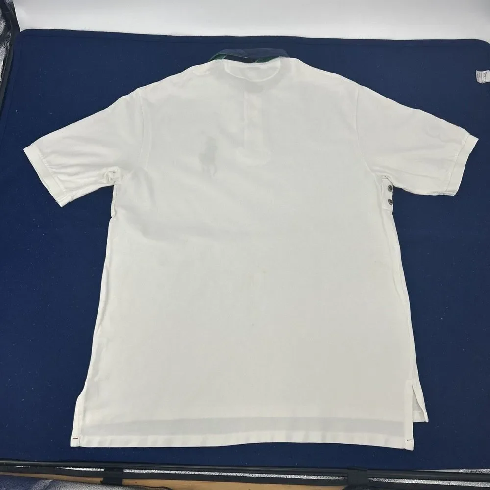Polo Ralph Lauren Rugby Short‎ Men's XLT Tall White Polo Big Pony #3 Preppy